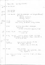 Roy Judge's notes on where the Esp�rance Girls danced around the UK