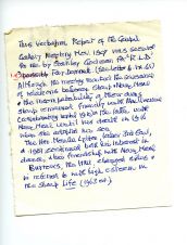 Notes taken from Goupil Gallery conference