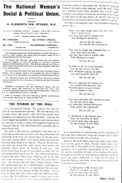 National Women's Social & Political Union article by Mary