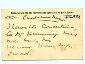 Mary's letter to the publican of the Happy Dick