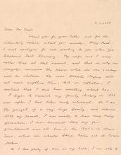 Response letter to Lucy Neal from Mr Payling