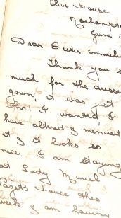 Letter from Florrie Warren to Emmeline Pethick-Lawrence