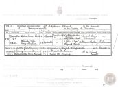 Blanche Payling's marriage certificate