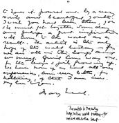 Mary Neal letter to Clive Carey, former Esp�rance Club Musical Director