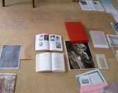 Assembling items for Mary Neal's archive