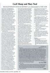 'Mary Neal & Cecil Sharp' recollections by Douglas Kennedy as told to Tom Cook